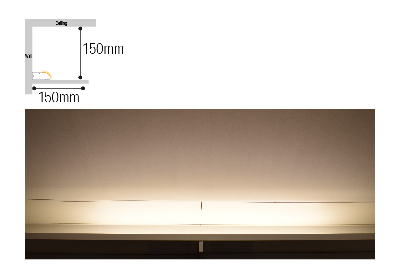 Luci SHIN Creide lens "With Palmet", "Without palmet" affect lighting appearance and glare control