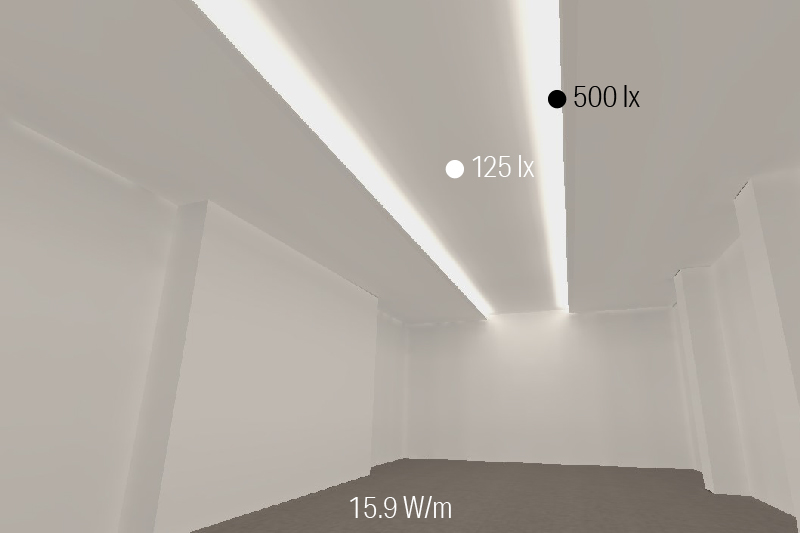 Luci SHIN UQ FLEX Indoor Ceiling cove