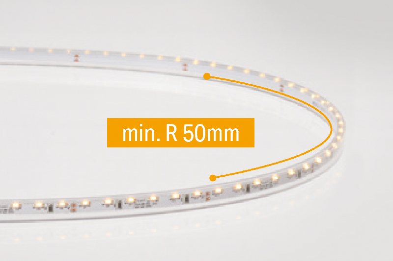 Luci FLEX α F IP65 Bend supported application