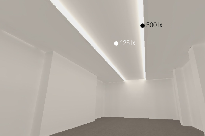 Luci SHIN FLEX Indoor Ceiling cove (Straight)