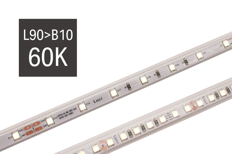 Luci SHIN FLEX Indoor Minimum Color shipt over the time