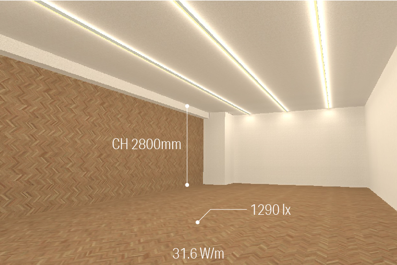 Luci SHIN RECTA Brightness