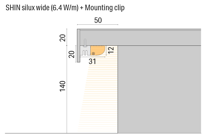 Luci SHIN silux wide Step light