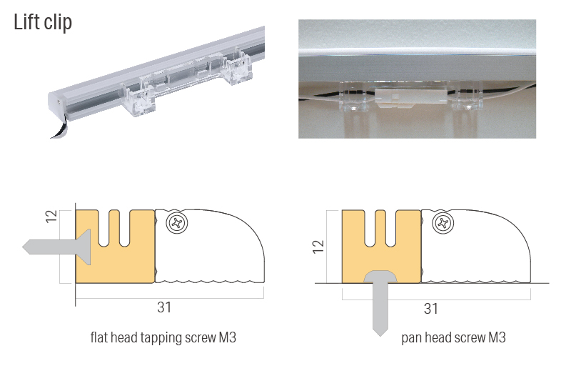 Luci SHIN silux wide Mounting Options