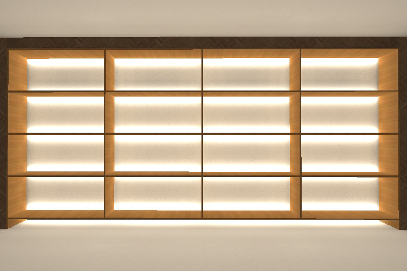 Luci SHIN silux Shelf back Lighting