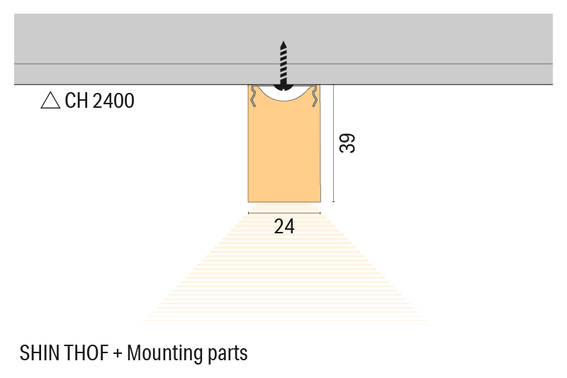 Luci SHIN THOF Ceiling surface mounted