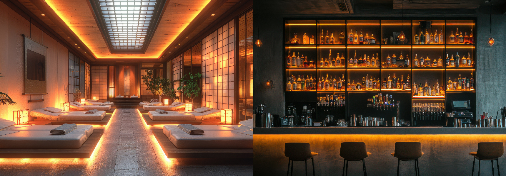 Hospitality Spaces and Relaxation Areas