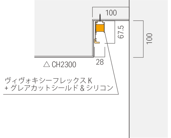ヴィヴォキシー フレックス K 詳細設置寸法