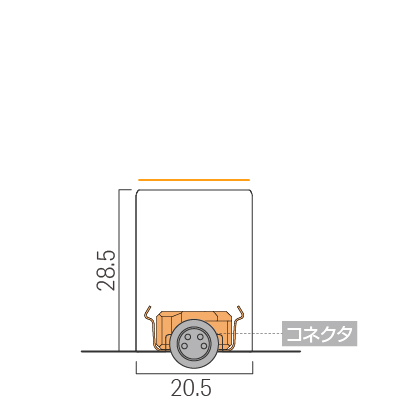 縦方向に設置/クリップ