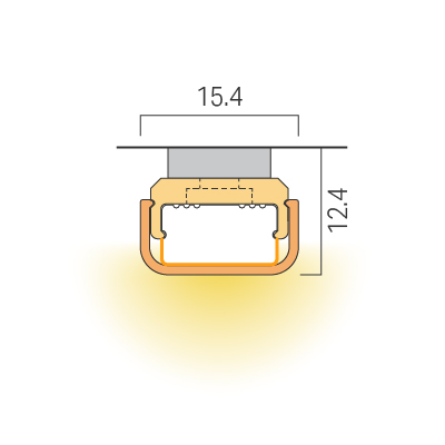 Downward or vertical installation／Mounting rail + Magnet